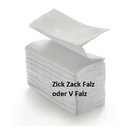 Papierhandtcher, 2-lagig, 25x23 cm, ZZ/V-Falz, RC weiss...