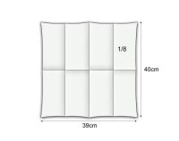 Airlaid Servietten Buchfalz 39x40cm 20x50 Stück,...