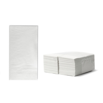 Zelltuchservietten, 33x33 cm, 3-lagig, 1/8 Falz, weiß,  8x200 Stk./Karton