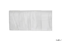 Zelltuchservietten, 33x33 cm, 3-lagig, 1/8 Falz, weiß,  8x200 Stk./Karton