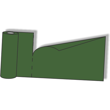 Tischläufer Airlaid, 40x120cm, dunkel grün, 20 Abrisse 12 Rollen