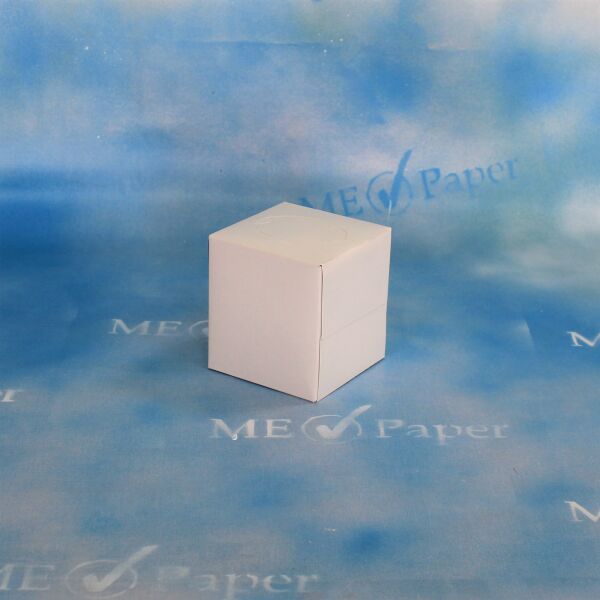 Kosmetikbox Würfel, 2-lagig, 90 Tücher, Zellstoff, 45 Würfel pro Karton