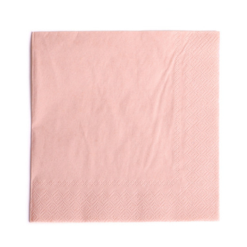 Zelltuchservietten, 33x33 cm, 2-lagig, 1/4 Falz, pink,  48x50 Stk./Karton