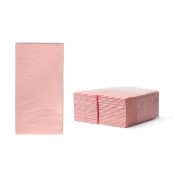 Zelltuchservietten, 33x33 cm, 2-lagig, 1/8 Falz, pink,  16x80 Stk./Karton