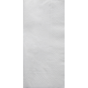 Zelltuchservietten, 33x33 cm, 2-lagig, 1/8 Falz, weiß,  10x300 Stk./Karton