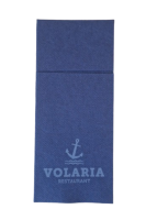 Besteckserviette bedruckt Soft Point, 32x38 cm, 1/8 Falz,...