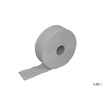 Jumbo-Toilettenpapier, 2-lagig, Recycling weiß, MIDI Dm:25 cm, 6 Rollen/Pack
