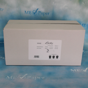 Papierhandtcher, 2-lagig, 25x23 cm, ZZ/V-Falz, Zellstoff weiss 4000 Blatt/Karton