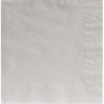 Zelltuchservietten, 33x33 cm, 2-lagig, 1/4 Falz, weiß,  8x250 Stk./Karton